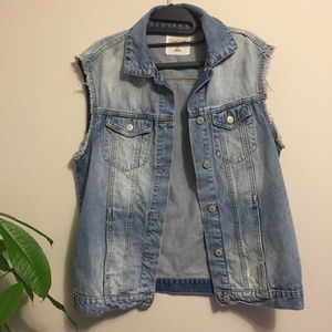 Oversized Denim Vest